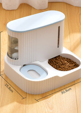 Automatic Gravity Feeder and Water Dispenser for Cats