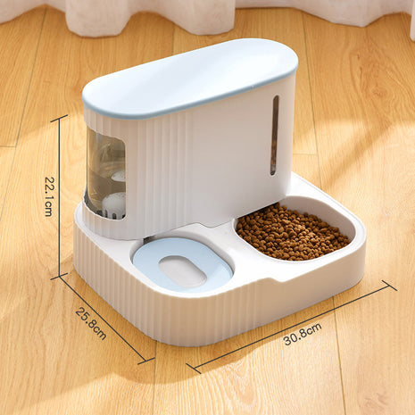 Automatic Gravity Feeder and Water Dispenser for Cats