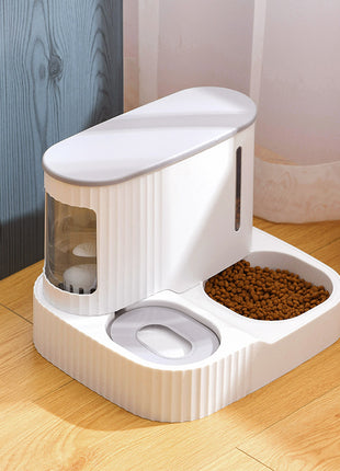 Automatic Gravity Feeder and Water Dispenser for Cats