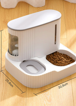 Automatic Gravity Feeder and Water Dispenser for Cats