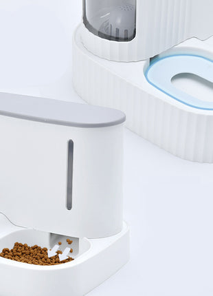 Automatic Gravity Feeder and Water Dispenser for Cats