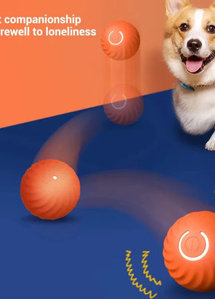 Smart Dog Toy Ball Automatic Electronic Interactive Training Pet Toy Gravitational Moving Ball Rechargeable Active Rolling Ball