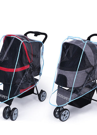 DoDoPet Dog Stroller w/Rain Cover