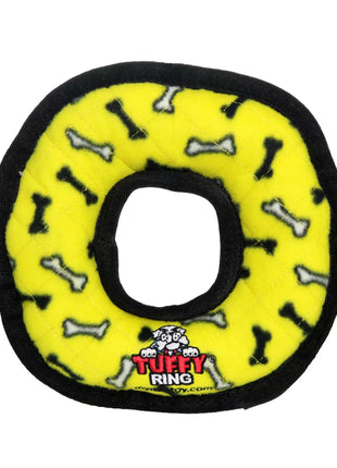 Durable Medium-Sized Dog Toy with Squeakers in Yellow