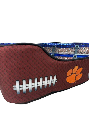 Pets First NCAA Football Stadium Pillow Bed for Dogs & Cats Sporty Dog Bed