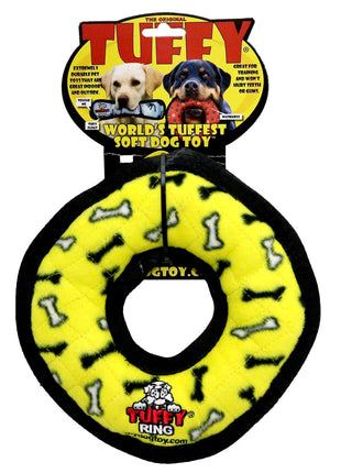 Durable Medium-Sized Dog Toy with Squeakers in Yellow