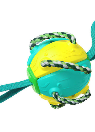 Interactive Dog Soccer Ball w/Rope