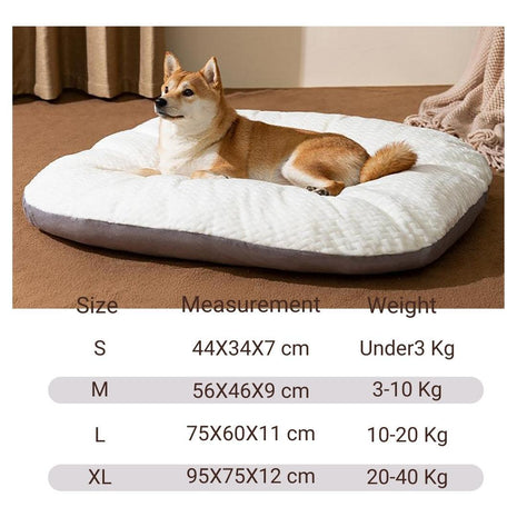 Oval Shape Dog Bed - Washable