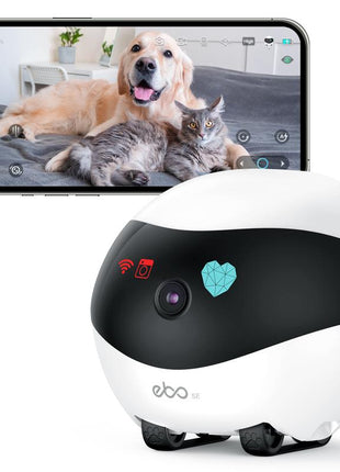 Revolutionary Enabot Ebo SE Pet Camera: Your Ultimate Home Security Solution with 1080P Video, Night Vision, and 2-Way Talk for Pets, Babies, and the Elderly