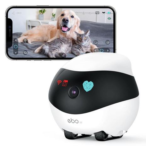 Revolutionary Enabot Ebo SE Pet Camera: Your Ultimate Home Security Solution with 1080P Video, Night Vision, and 2-Way Talk for Pets, Babies, and the Elderly