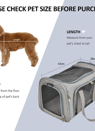 Pet Travel: Pet Carrier for Dogs & Cats