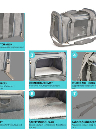 Pet Travel: Pet Carrier for Dogs & Cats