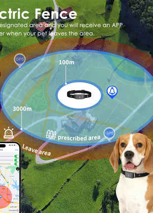 4G GPS Pet Tracker for Dogs & Cats Waterproof  - for iOS Android