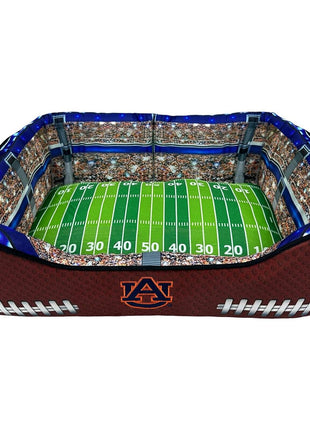 Pets First NCAA Football Stadium Pillow Bed for Dogs & Cats Sporty Dog Bed