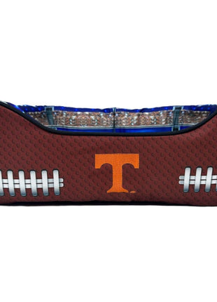 Pets First NCAA Football Stadium Pillow Bed for Dogs & Cats Sporty Dog Bed