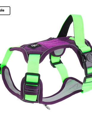 Vest-style Dog Harness w/Leash.    For Medium And Large Dogs