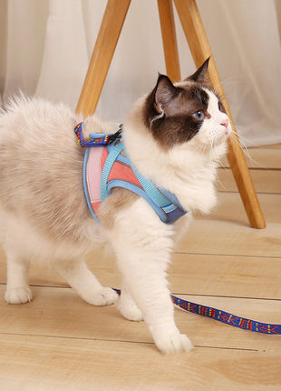 Reflective Cat Harness With Leash