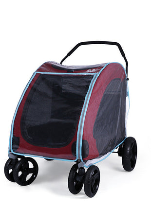 DoDoPet Dog Stroller w/Rain Cover