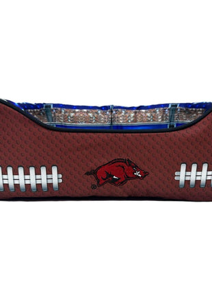 Pets First NCAA Football Stadium Pillow Bed for Dogs & Cats Sporty Dog Bed