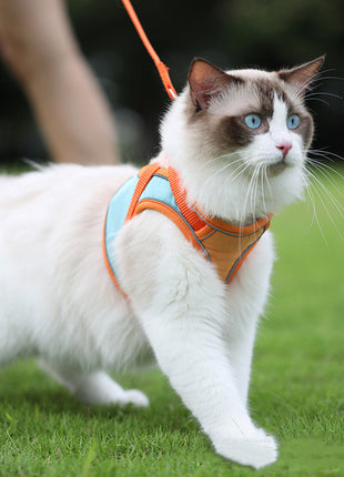 Reflective Cat Harness With Leash