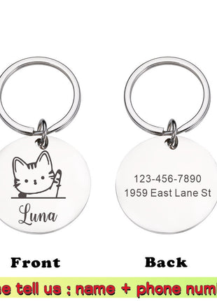 Personalized Cat ID Tags